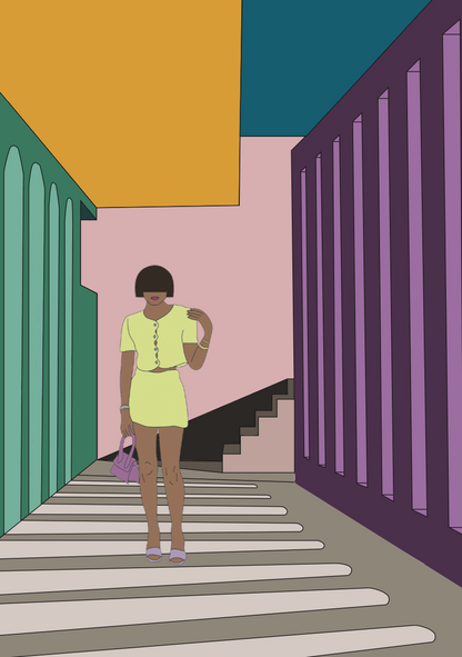 Illustration Pastels graphiques