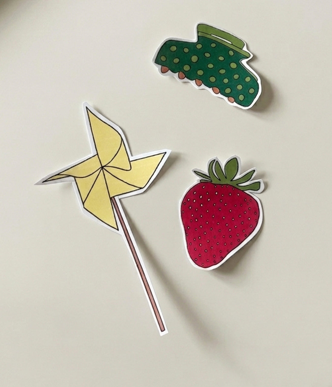 Lot de 3 stickers - Retour en enfance